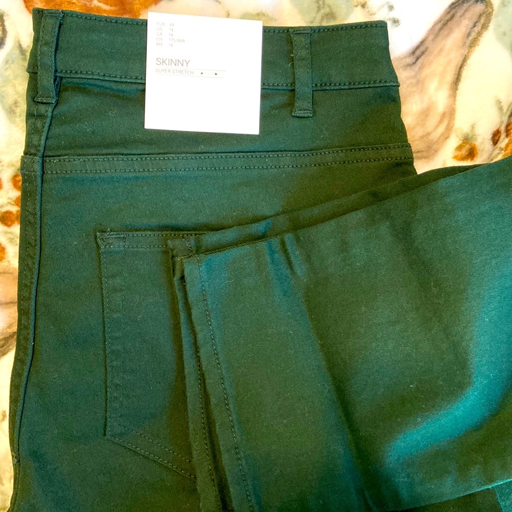 H&M green jeans